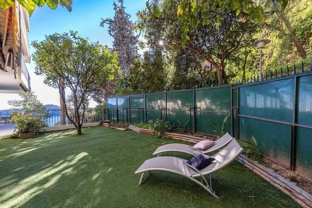 Villefranche Sur Mer:Appartement-Villa, Vue Mer, Jardin, Parking. المظهر الخارجي الصورة