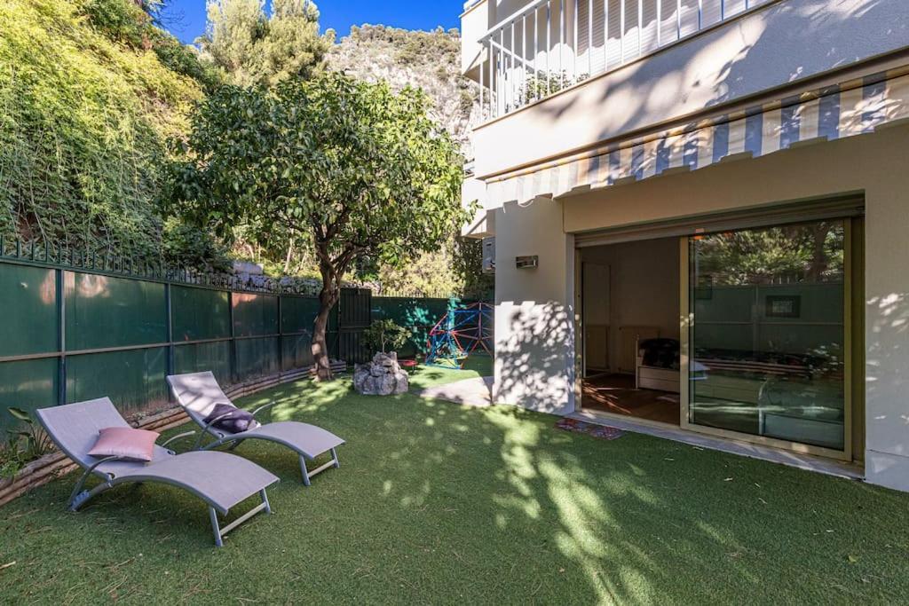 Villefranche Sur Mer:Appartement-Villa, Vue Mer, Jardin, Parking. المظهر الخارجي الصورة